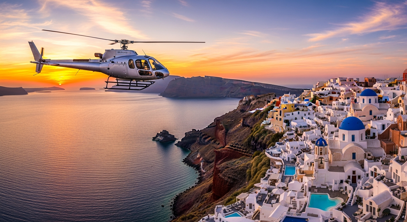 Greece Helicopter Tours & Private Air Transfers